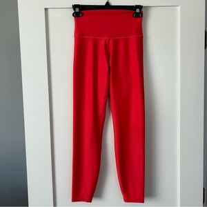 ALO Yoga High-Waist Leggings in Bright Red